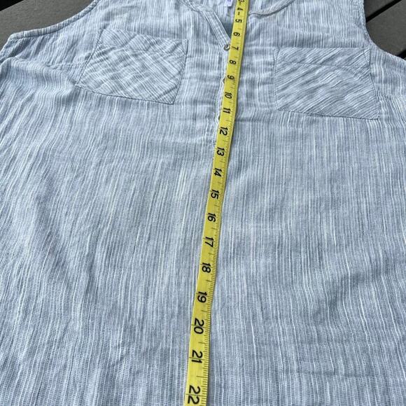 KUHL sleeveless top, blue, women's size L - Picture 6 of 10